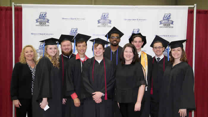 Student Ambassadors who graduated at the 2017 Commencement Ceremony