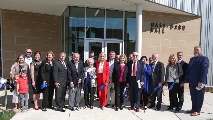 Ribbon-Cutting Ceremony of Hass-Darr Hall