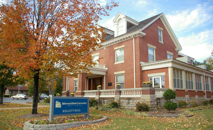 Kellett Hall building in fall