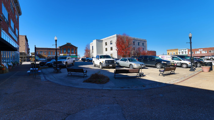 on the square in downtown West Plains, Missouri