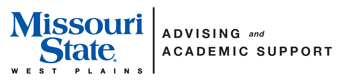 Advising & Academic Support and Missouri State-West Plains Wordmark