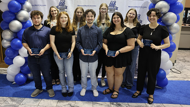 Students who received an award at Celebration of Leaders in 2025