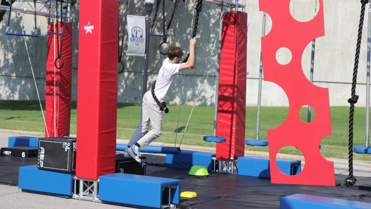 Student in Obstacle Course 