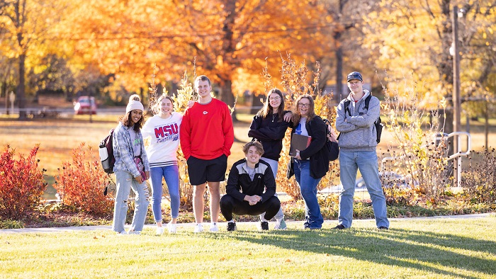Students in the Fall