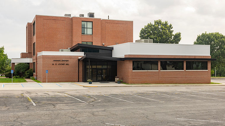 South side of Looney Hall