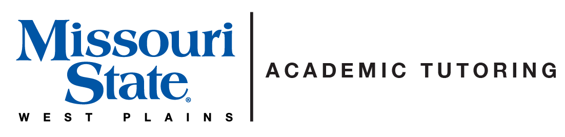 Academic Tutoring and Missouri State-West Plains Wordmark