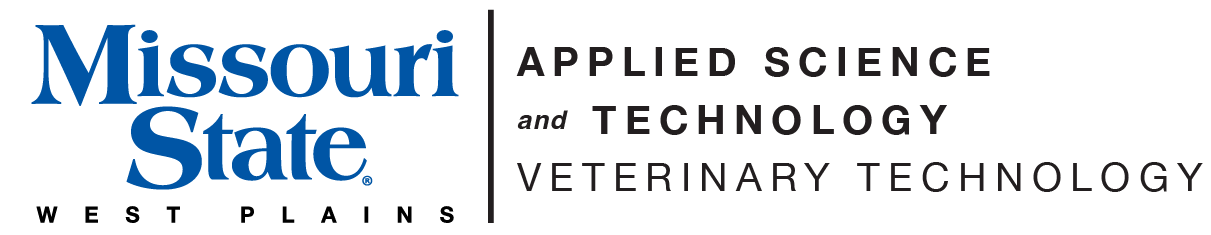 Applied Science & Technology -Veterinary Technology and Missouri State-West Plains Wordmark