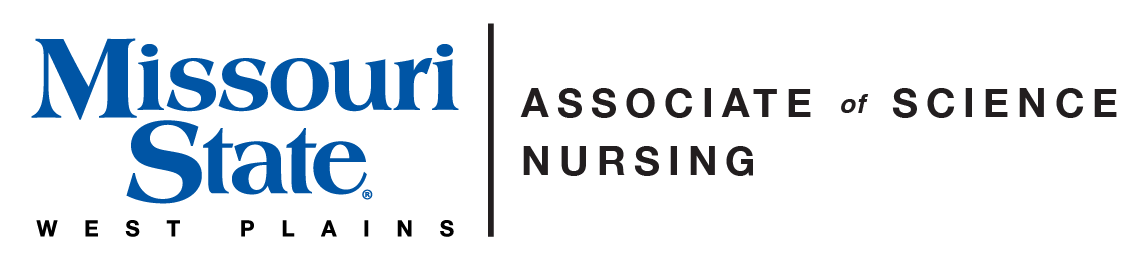 Associate of Science Nursing and Missouri State-West Plains Wordmark