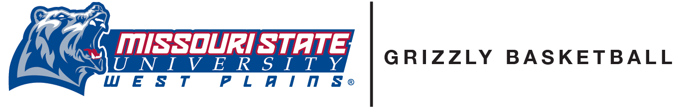 Grizzly Basketball - Grizzly Head and Athletic style Missouri State-West Plains Wordmark