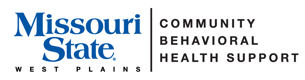 Community Behavioral Health Support and Missouri State-West Plains Wordmark