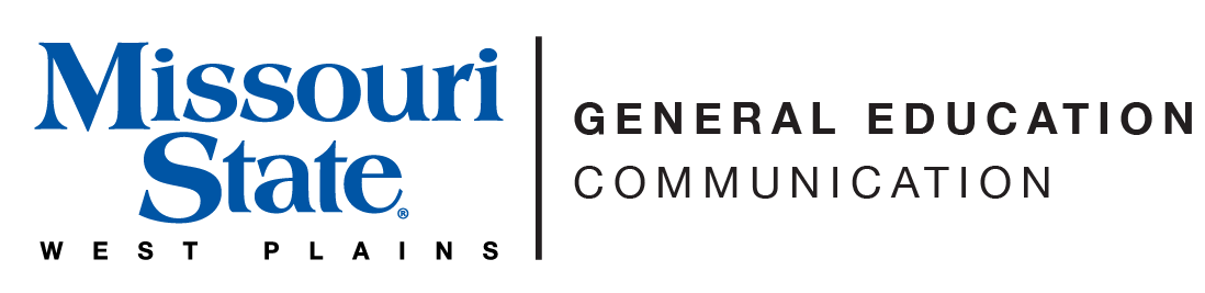 General Education - Communication and Missouri State-West Plains Wordmark