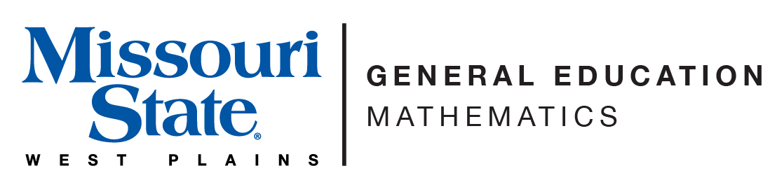 General Education - Mathematics and Missouri State-West Plains Wordmark