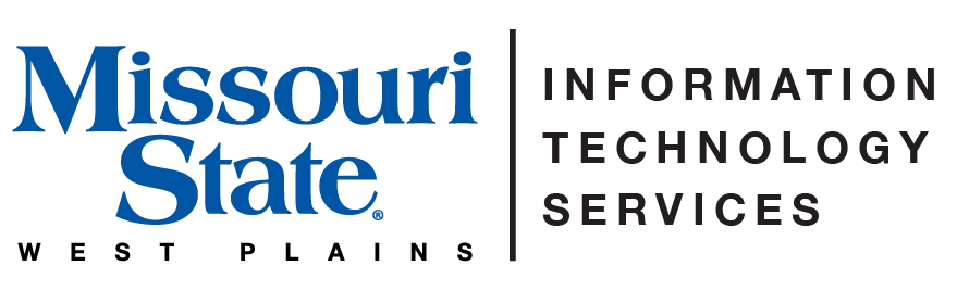 Information Technology Services and Missouri State-West Plains Wordmark