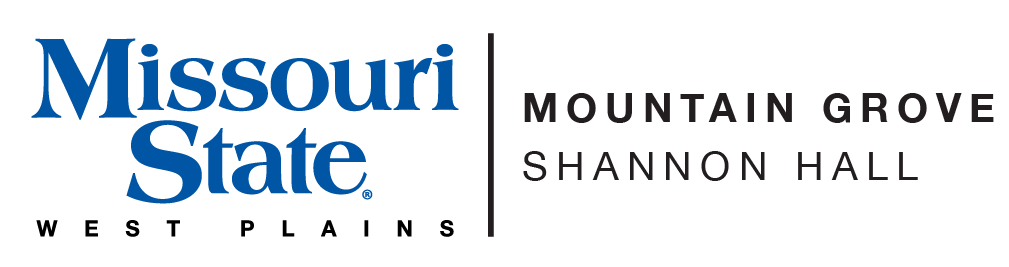 Mountain Grove - Shannon Hall and Missouri State-West Plains Wordmark