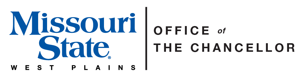 Office of the Chancellor and Missouri State-West Plains Wordmark