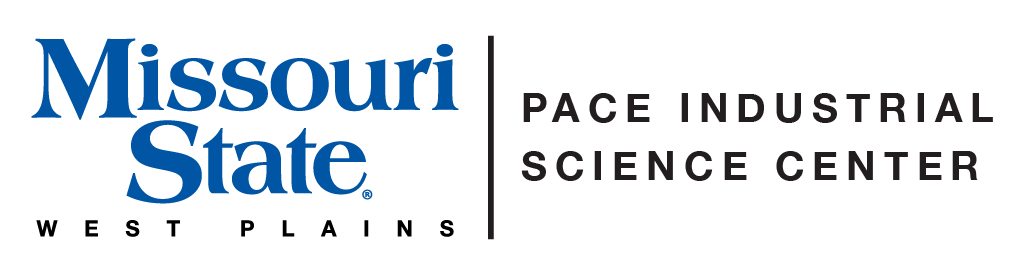 Pace Industrial Science Center and Missouri State-West Plains Wordmark
