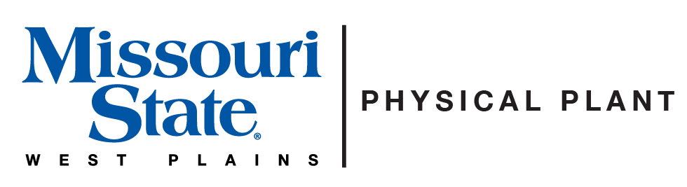 PHysical Plant and Missouri State-West Plains Wordmark