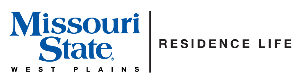 Residence Life and Missouri State-West Plains Wordmark