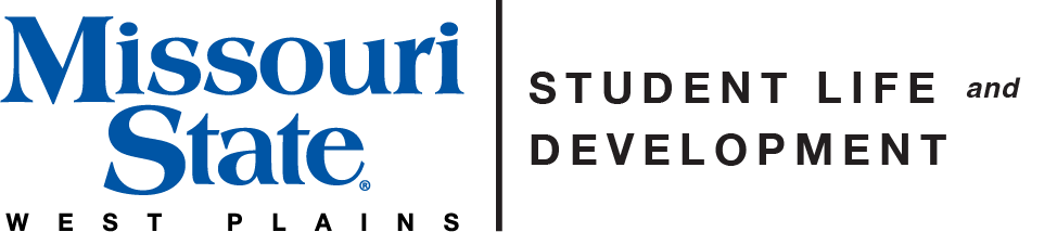 Student Life & Development and Missouri State-West Plains Wordmark